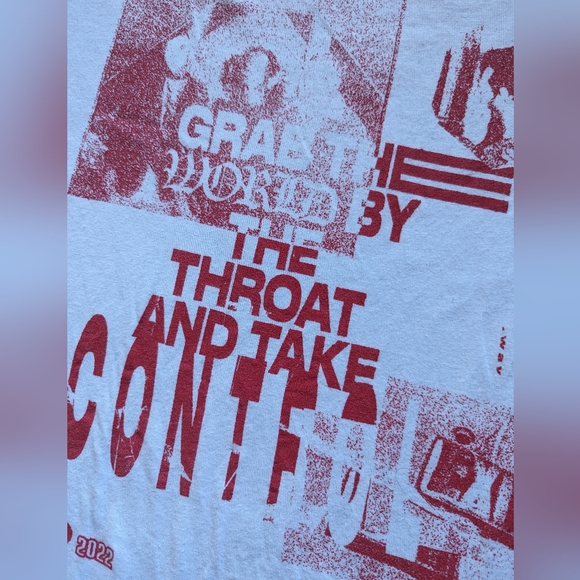 Guerilla Warfare Grab The World By The Throat And Take Control T-shirt - Picture 10 of 10